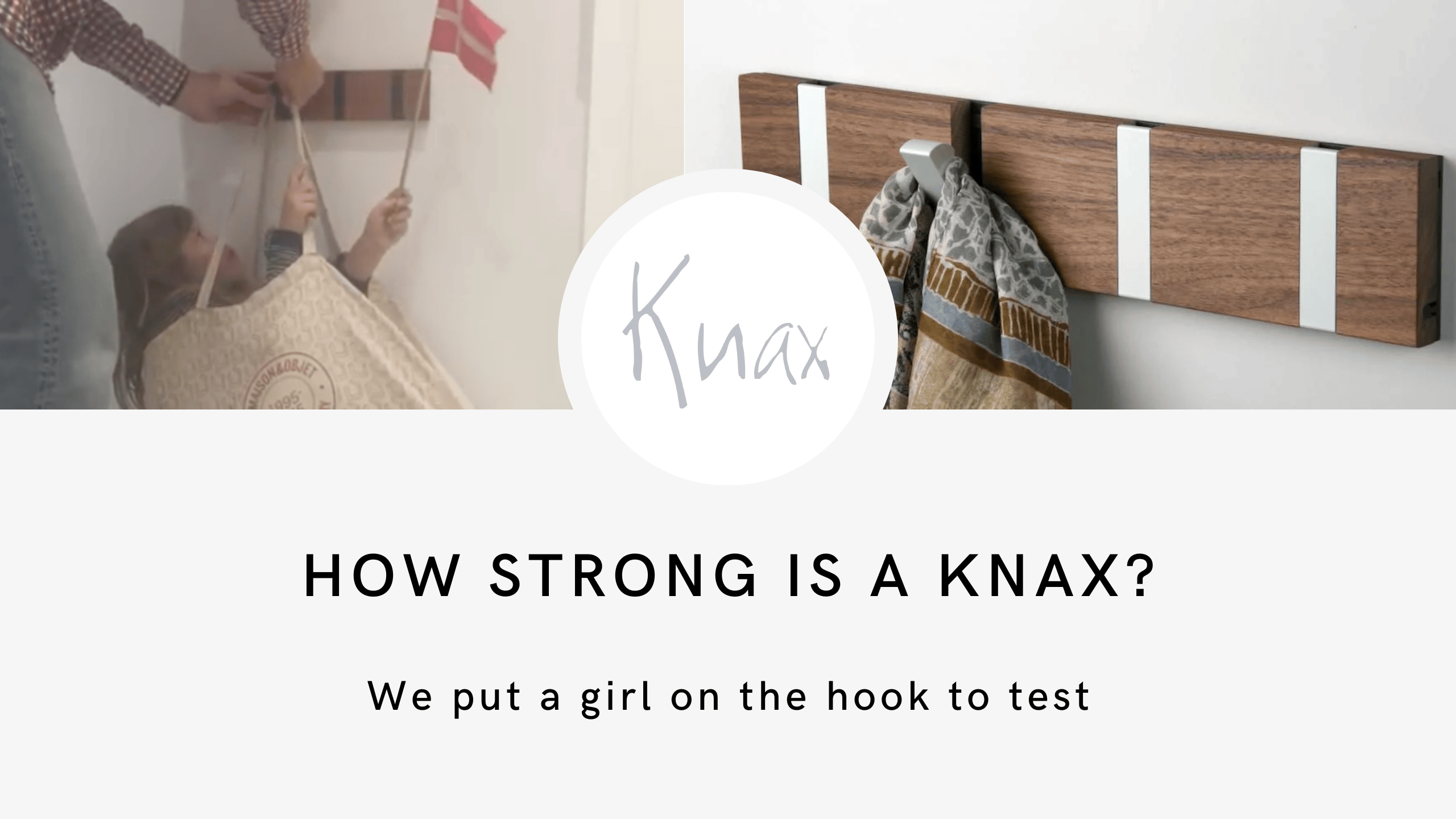 Load video: The KNAX coat rack is built to last a lifetime. This video tests the strength of the KNAX coat rack by hanging up to 25 kg on a single hook. The coat rack easily withstands the weight, proving that it is a durable and reliable piece of furniture.The KNAX coat rack is also stylish and functional. It has a sleek, minimalist design that will complement any home décor. The coat rack also has retractable hooks that make it easy to store coats and jackets when they are not in use.The KNAX coat rack is manufactured by LoCa, a Danish company that has been producing coat racks since 1995. The coat rack&#39;s springs have been tested 500,000 times at Teknologisk Institut without braking, proving that they are incredibly strong.If you are looking for a strong, stylish, and functional coat rack, the KNAX is a great option. Watch this video to see how strong the KNAX coat rack really is.