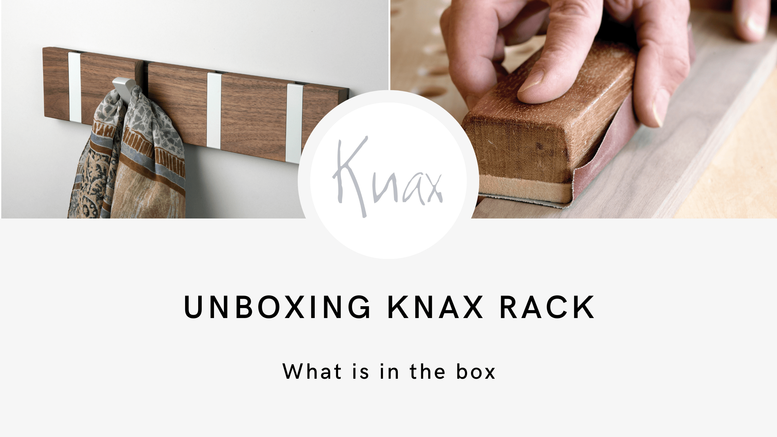 Load video: The KNAX Wall hooks. Handcrafted in Denmark by LoCa. Solid wood. No compromise.