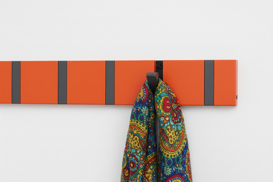 KNAX Hot Orange med 6 kroge